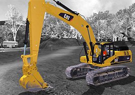 CAT excavator APPLICATION